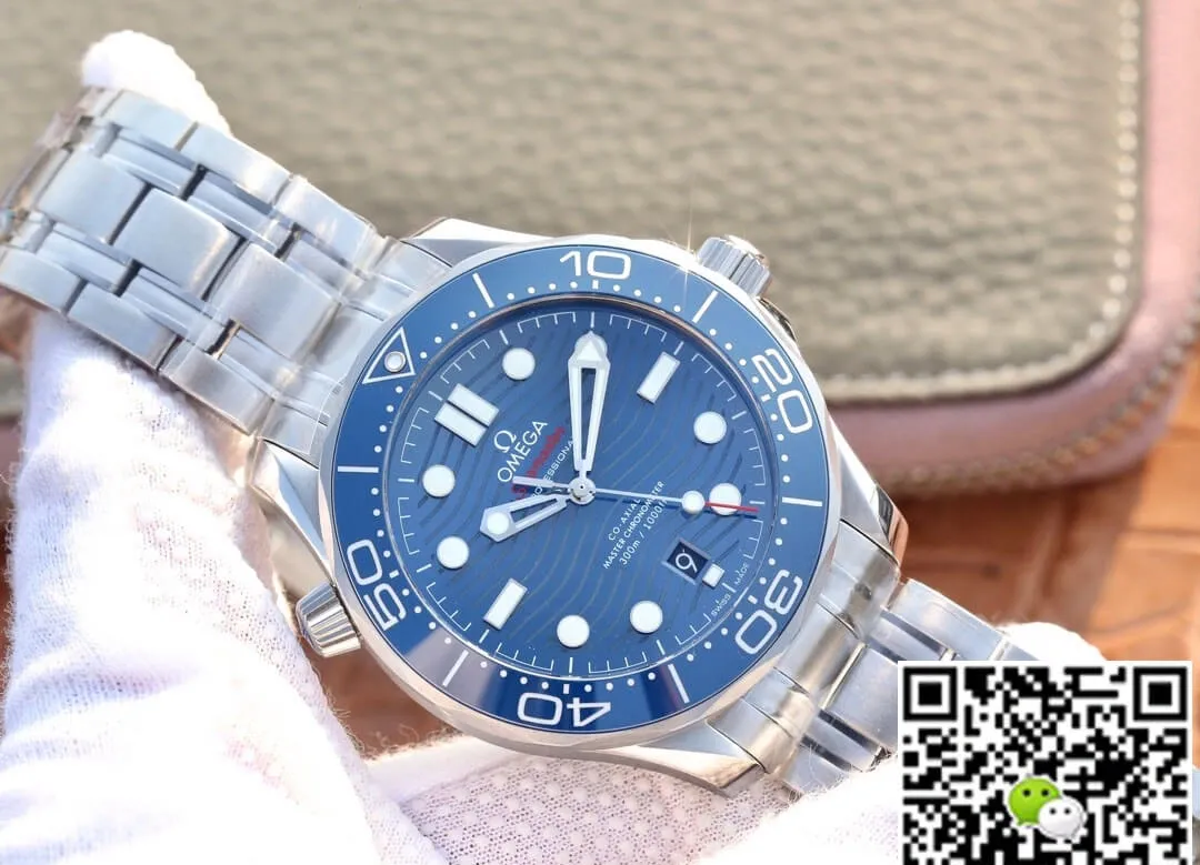 Omega Seamaster Diver 300M 210.30.42.20.03.001 VS Factory 1:1 Best Edition Replica Watch Silver Strap